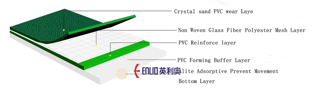Thảm cầu lông vân cát lớn A-23145